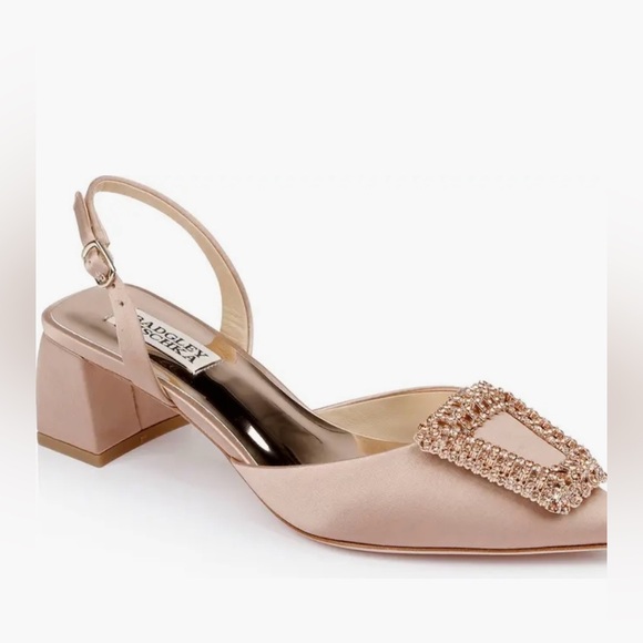 BADGLEY MISCHKA COLLECTION Emmie Slingback Pointed Toe Pump size 6 women - Picture 3 of 14